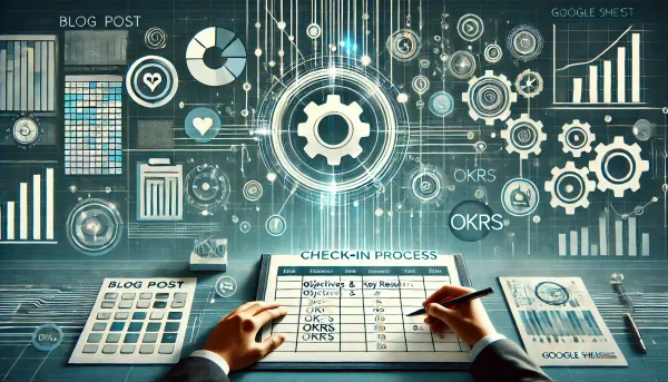 Objectives & Key Results: How to automate check-in process through Google Sheet. Simple Template